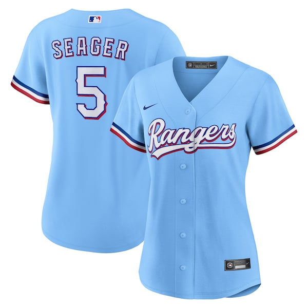 Corey Seager Texas Rangers Nike Women's Alternate Replica Player Jersey - Light Blue