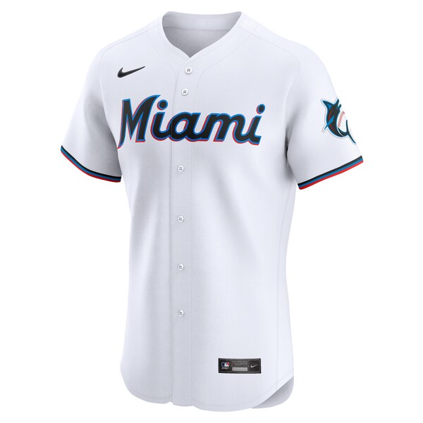 Vidal Brujan Miami Marlins Nike Home Elite Player Jersey - White