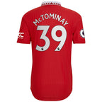 Scott McTominay Manchester United adidas 2022/23 Home Authentic Player Jersey - Red