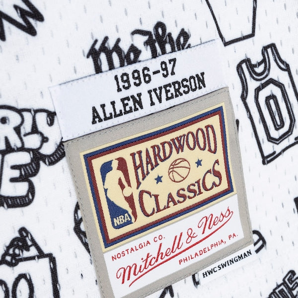 Allen Iverson Philadelphia 76ers 1996/97 Swingman Jersey - White