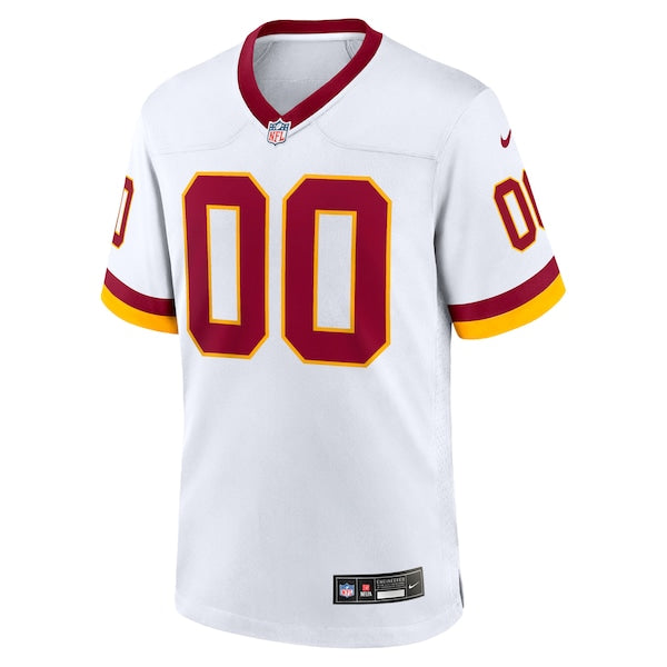 Men's Nike Washington Commanders Game Super Bowl Era Custom Jersey- White/Burgundy