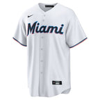 Connor Norby Miami Marlins Nike Home Replica Jersey - White