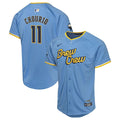 Jackson Chourio Milwaukee Brewers Nike Youth City Connect Limited Player Jersey - Powder Blue