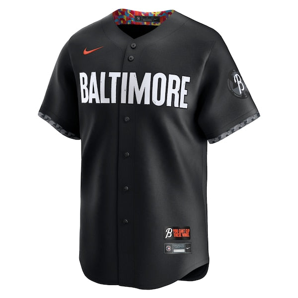 Adley Rutschman Baltimore Orioles Nike City Connect Limited Player Jersey - Black
