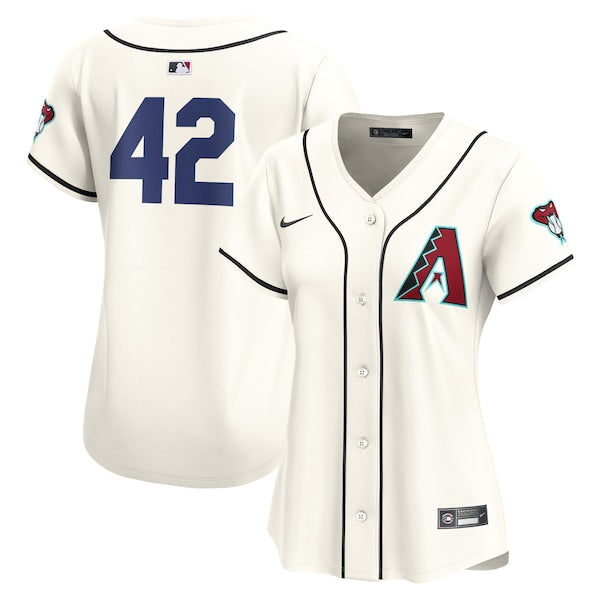 Arizona Diamondbacks Nike Women's 2024 Jackie Robinson Day Home Limited Jersey – White