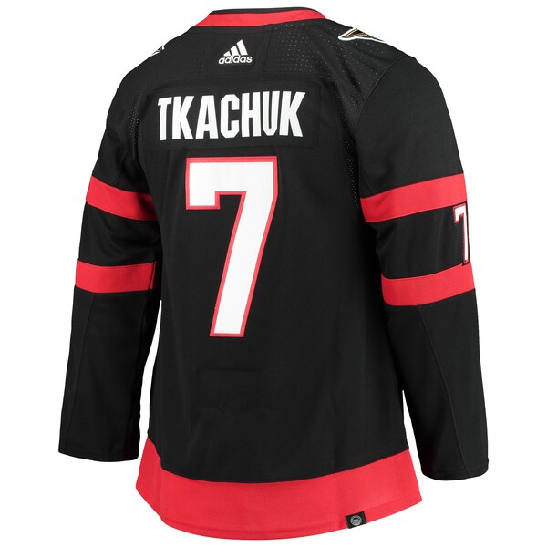 Brady Tkachuk Ottawa Senators adidas Home Primegreen Authentic Player Jersey - Black