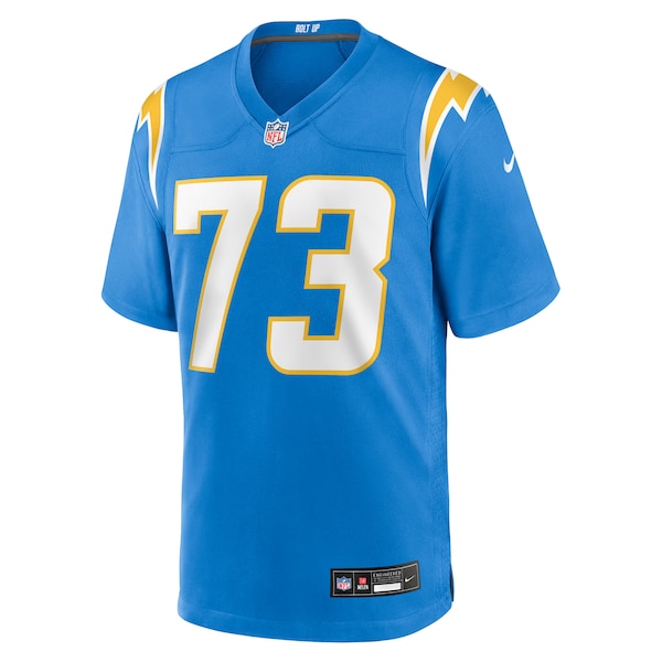Mekhi Becton Los Angeles Chargers Nike Team Game Jersey -  Powder Blue