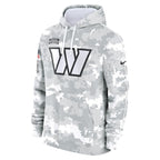 Washington Commanders Nike 2024 Salute to Service Club Fleece Pullover Hoodie - Arctic Camo