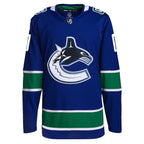 Vancouver Canucks adidas  Home  Primegreen Authentic Custom Jersey - Royal