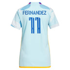 Omir Fernandez Colorado Rapids adidas Women's 2024 New Day Kit Replica Player Jersey - Light Blue