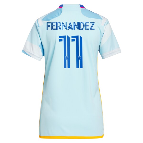 Omir Fernandez Colorado Rapids adidas Women's 2024 New Day Kit Replica Player Jersey - Light Blue