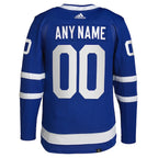 Toronto Maple Leafs adidas  Home  Primegreen Authentic Custom Jersey - Royal