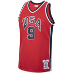 Men's USA Basketball Michael Jordan Red 1984 Authentic Jersey