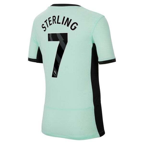 Raheem Sterling Chelsea Nike Youth 2023/24 Third Stadium Replica Player Jersey - Mint