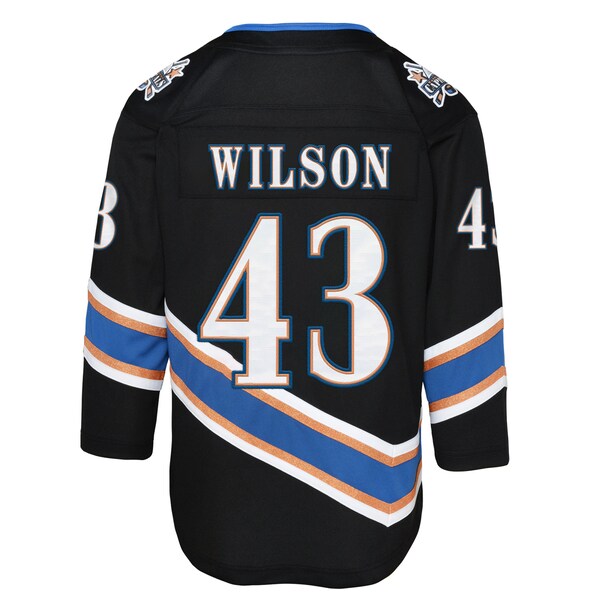 Tom Wilson Washington Capitals Youth Alternate 50th Anniversary Premier Player Jersey - Black/Red/Navy