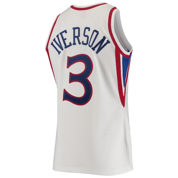 Allen Iverson Philadelphia 76ers 1996/97 Hardwood Classics Authentic Jersey - White
