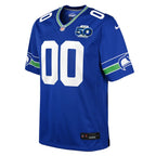 Seattle Seahawks Nike Youth 50th Season Throwback Custom Game Jersey - Royal