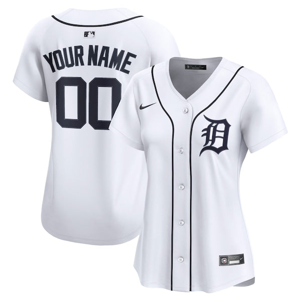 Detroit Tigers Nike Women's Home Limited Custom Jersey - White