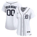 Detroit Tigers Nike Women's Home Limited Custom Jersey - White