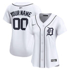 Detroit Tigers Nike Women's Home Limited Custom Jersey - White
