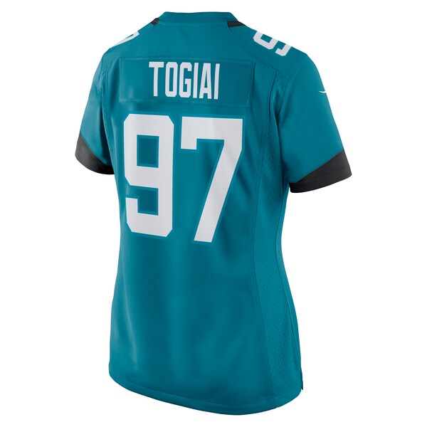 Tommy Togiai Jacksonville Jaguars Nike Women's Team Game Jersey -  Teal