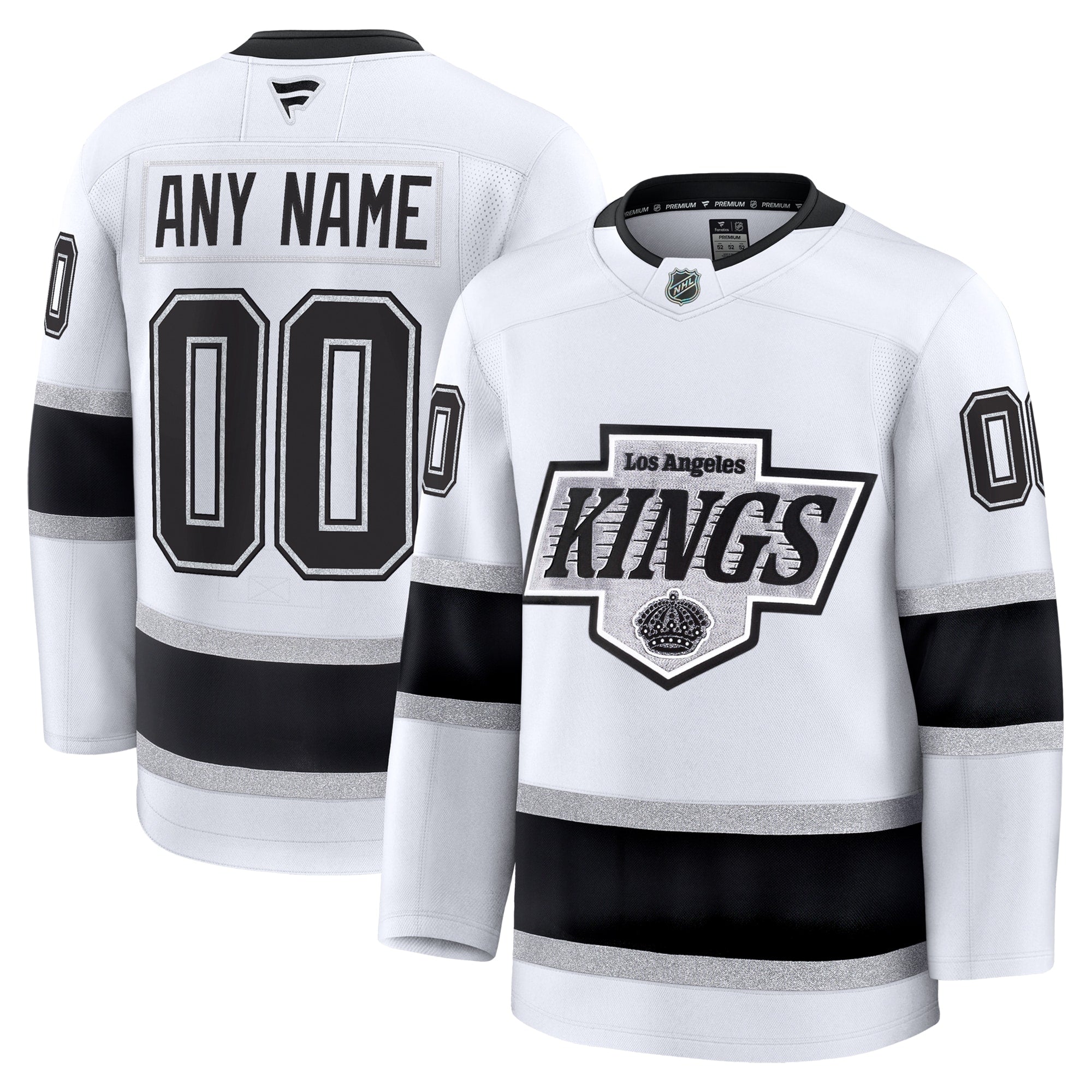 Los Angeles Kings  Home Premium Custom Jersey - Black/White