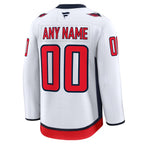 Washington Capitals  Away Premium Custom Jersey - White/Red/Black