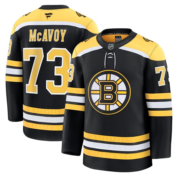 Charlie McAvoy Boston Bruins  Home Premium Jersey - Black