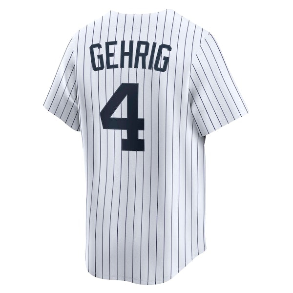 Lou Gehrig New York Yankees Nike Throwback Cooperstown Collection Limited Jersey - White