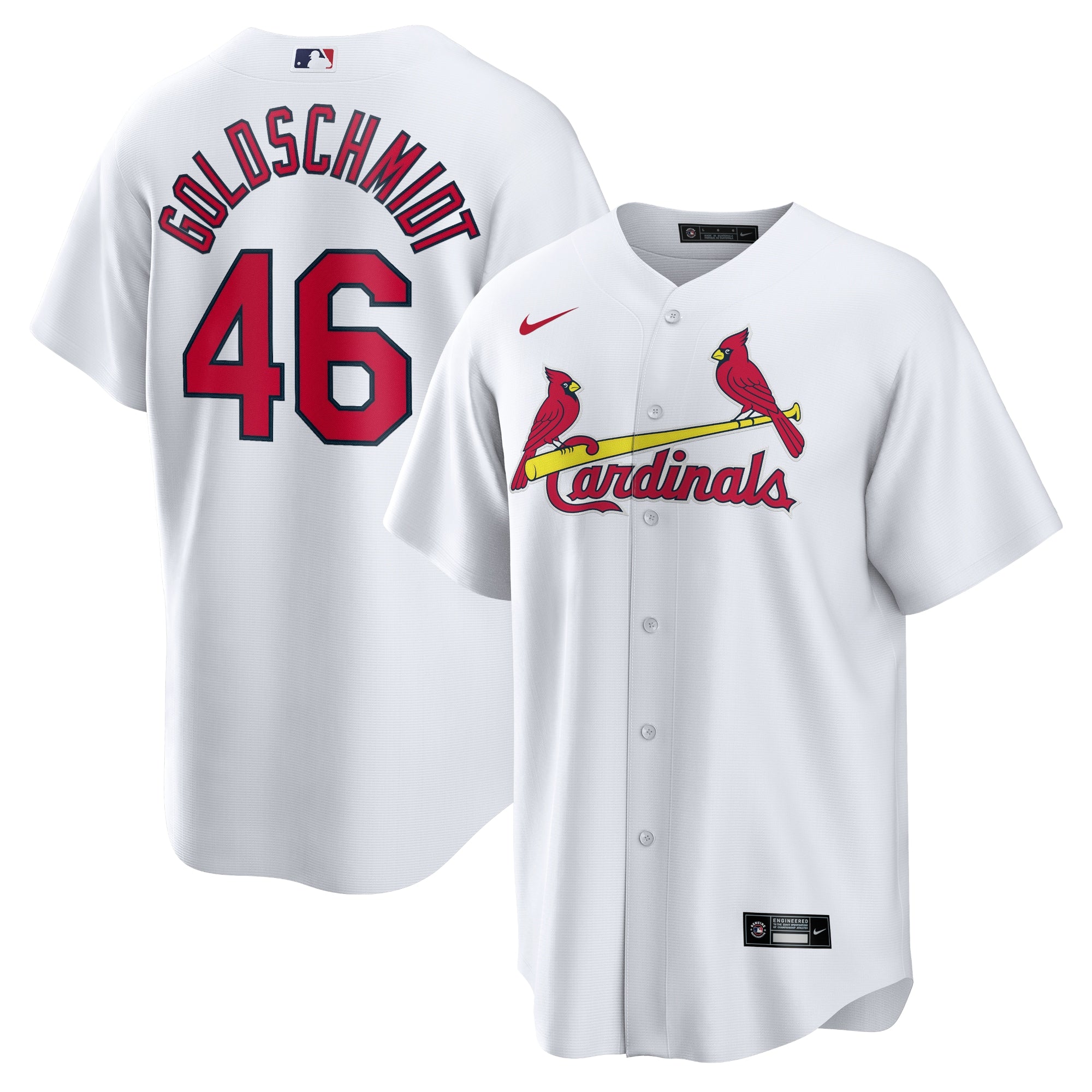 Paul Goldschmidt St. Louis Cardinals Nike Alternate Replica Player Name Jersey - Red/White