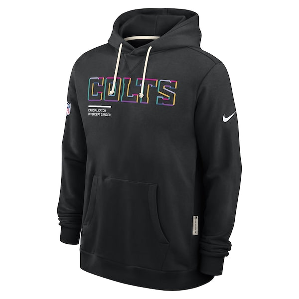 Indianapolis Colts Nike 2025 NFL Crucial Catch Sideline Standard Issue Dri-FIT Hoodie - Black