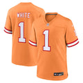 Rachaad White Tampa Bay Buccaneers Nike Throwback Game Jersey - Orange