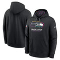 Seattle Seahawks Nike 2024 NFL Crucial Catch Club Pullover Hoodie - Black