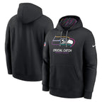 Seattle Seahawks Nike 2024 NFL Crucial Catch Club Pullover Hoodie - Black