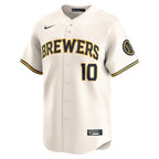 Sal Frelick Milwaukee Brewers Nike Home Limited Player Jersey - Cream