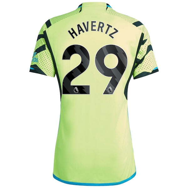 Kai Havertz Arsenal adidas 2023/24 Away Replica Player Jersey - Yellow/Green