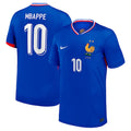 Kylian Mbappe France National Team Nike 2024 Home Replica Jersey - Blue/White