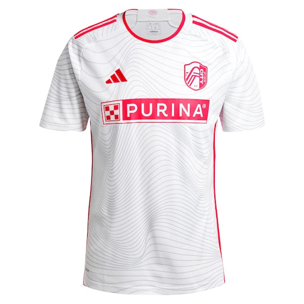 Eduard Löwen St. Louis City SC adidas 2024 The Confluence Kit Replica Player Jersey - White