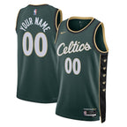 Boston Celtics Nike Unisex 2022/23 Swingman Custom Jersey - City Edition - Kelly Green