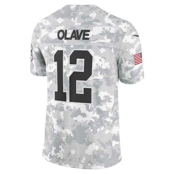 Chris Olave New Orleans Saints Nike 2024 Salute to Service Limited Jersey - Arctic Camo