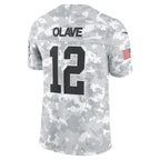 Chris Olave New Orleans Saints Nike 2024 Salute to Service Limited Jersey - Arctic Camo