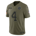 Dak Prescott Dallas Cowboys Nike 2025 Salute to Service Limited Jersey - Olive
