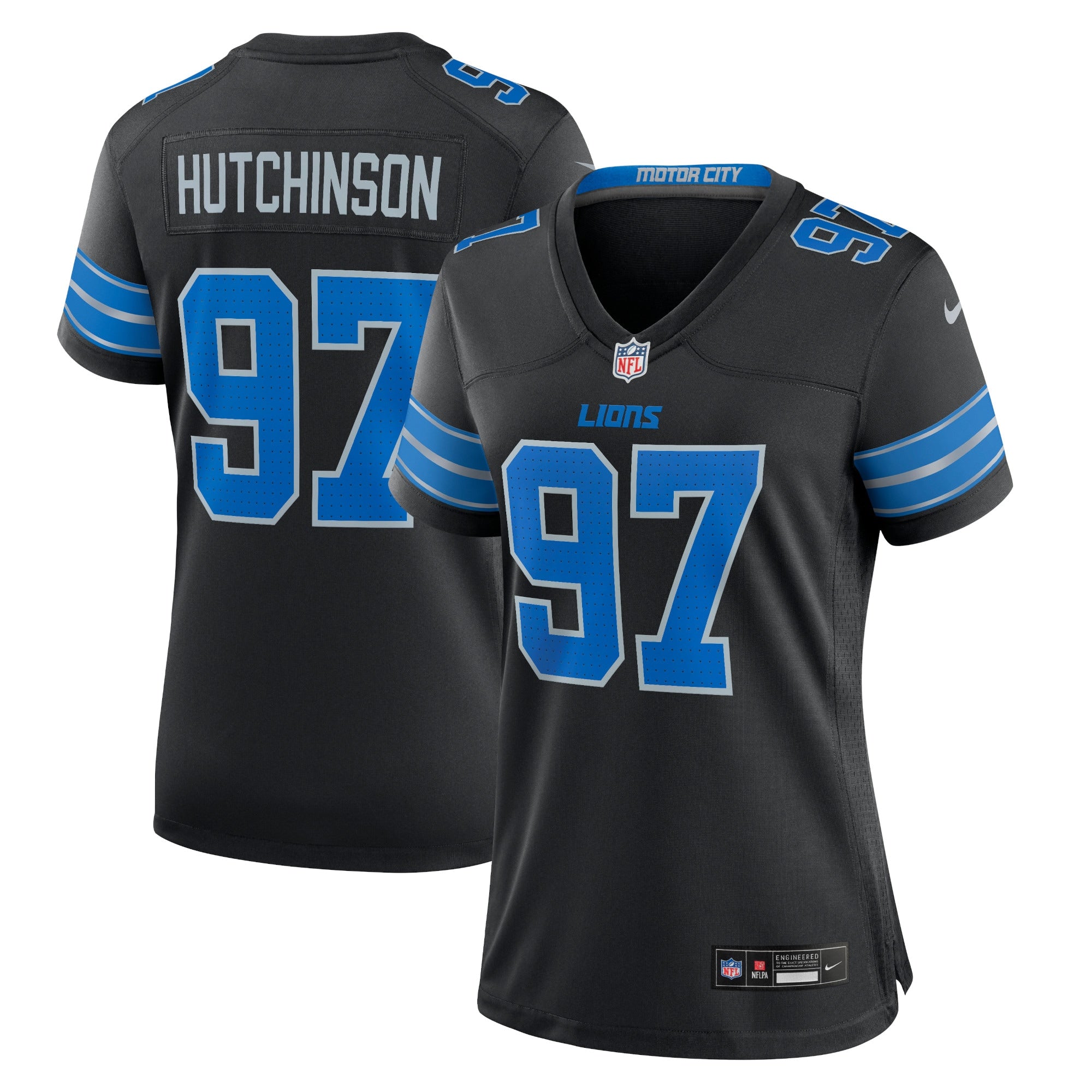 Aidan Hutchinson Detroit Lions Nike Women's Game Jersey - White