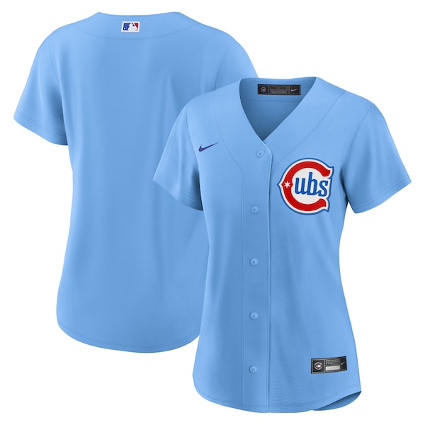 Chicago Cubs Nike Women's Alternate 2 Replica Jersey - Light Blue