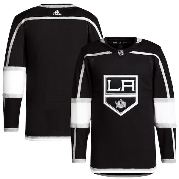 Los Angeles Kings adidas Men's Home Primegreen Authentic Blank Jersey - Black