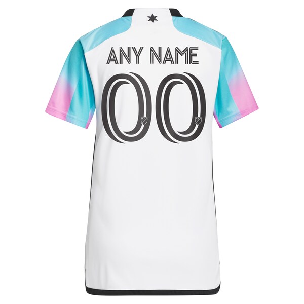 Minnesota United FC adidas Women's 2024 The Northern Lights Kit Replica Custom Jersey - White