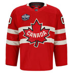Custom Men's Team Canada 4 Nations Face-Off Premium Jersey 2025 - Red