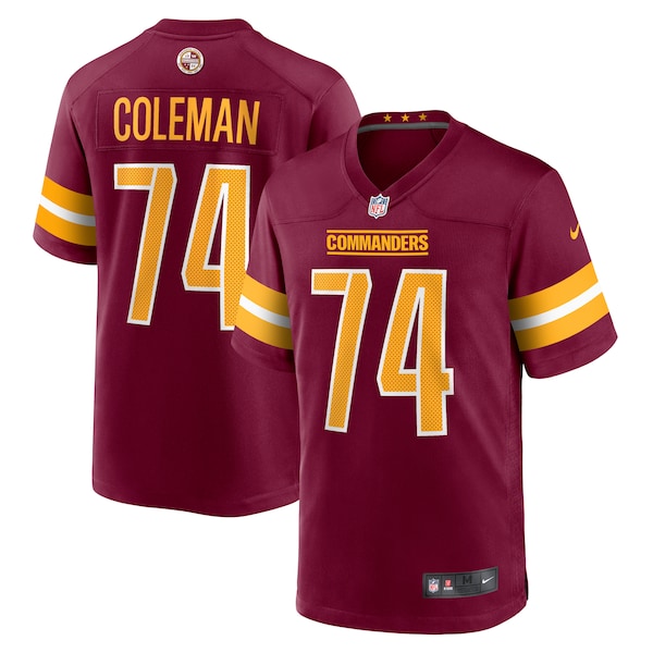 Brandon Coleman Washington Commanders Nike  Game Jersey -  Burgundy