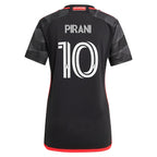Gabriel Pirani D.C. United adidas Women's 2024 The Icon Kit Replica Player Jersey – Black