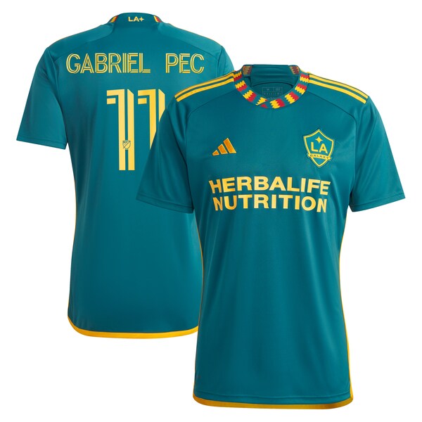 Gabriel Pec LA Galaxy adidas 2024 LA Kit Replica Player Jersey - Green